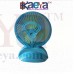 OkaeYa RECHARGEABLE PORTABLE FAN JY Super 6880 WITH LED LIGHT(color may vary)